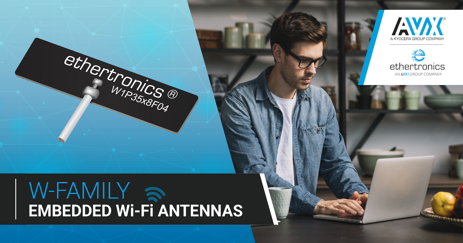 Embedded Wi-Fi Antennas w/ Operating Frequencies up to 6GHz